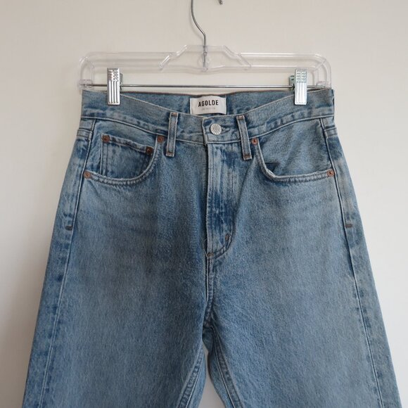 AGOLDE Cherie High Rise Straight Jeans in Merit - Size 26 Waist - Picture 4 of 15